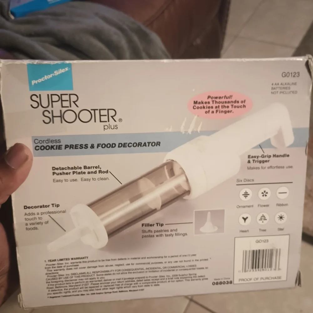 Presto Super Shooter Plus Cookie Press - Picture 2 of 2